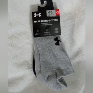 Under Armour Training No Show Socks - 3-Pair Pack,- Size:6-9 Women